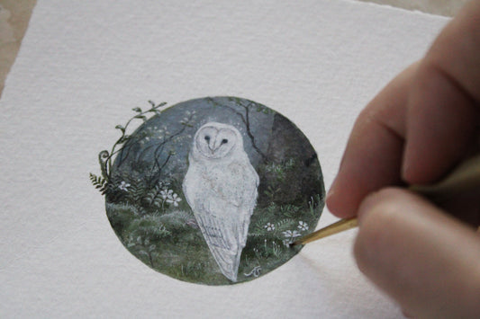 A Crowned Spirit of the Forest | Original Painting