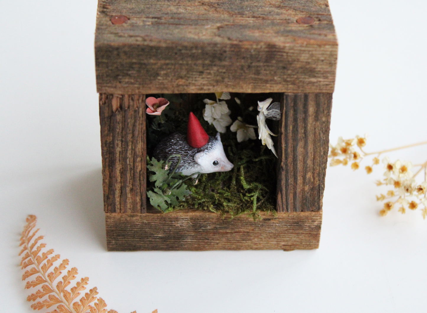 A Faerie Meeting | Wooden Shadowbox