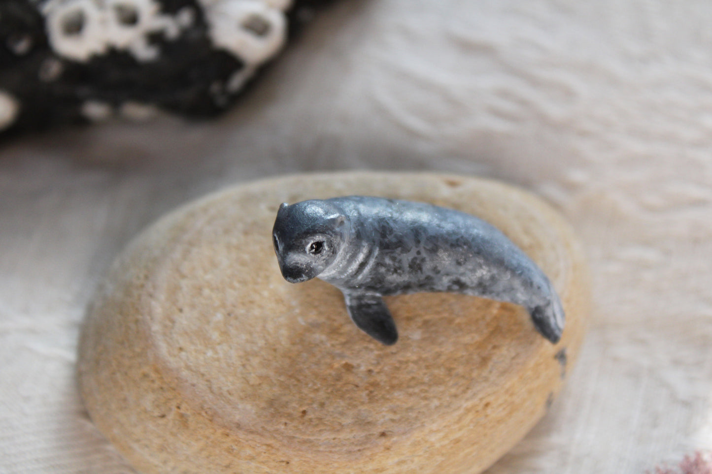 The Black Selkie | Stone Figurine