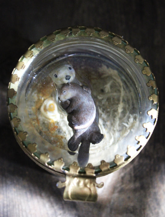 Enfolded | Glass Shadowbox Sculpture