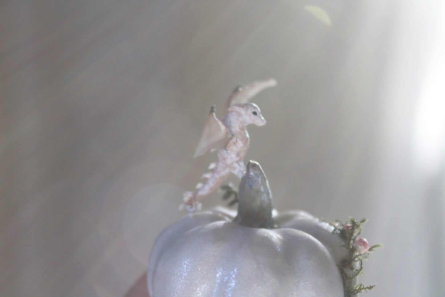 Home to a Dragonlet | Pumpkin Home Figurine
