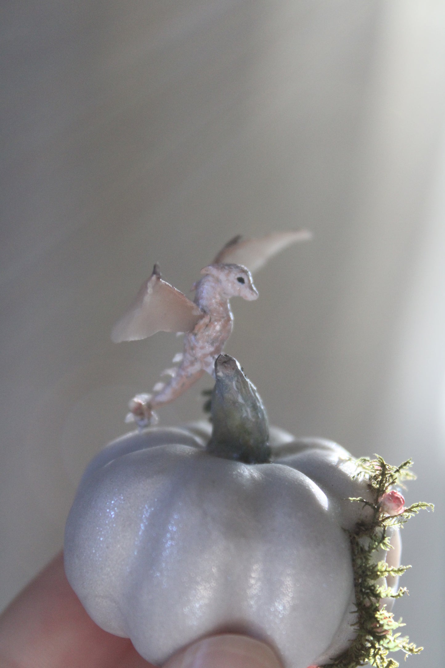 Home to a Dragonlet | Pumpkin Home Figurine