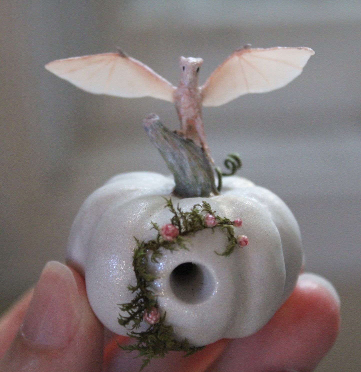 Home to a Dragonlet | Pumpkin Home Figurine