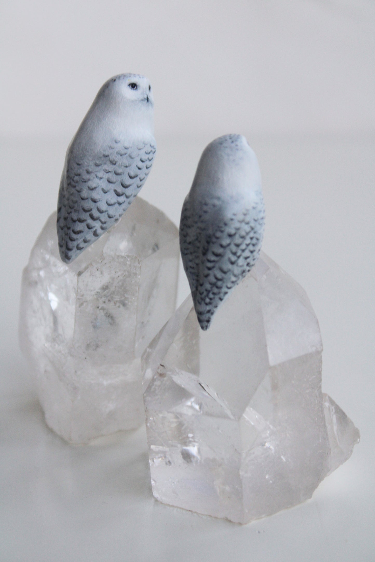 Snowy Owl II | Crystal Sculpture