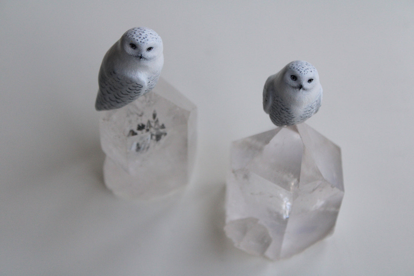 Snowy Owl II | Crystal Sculpture