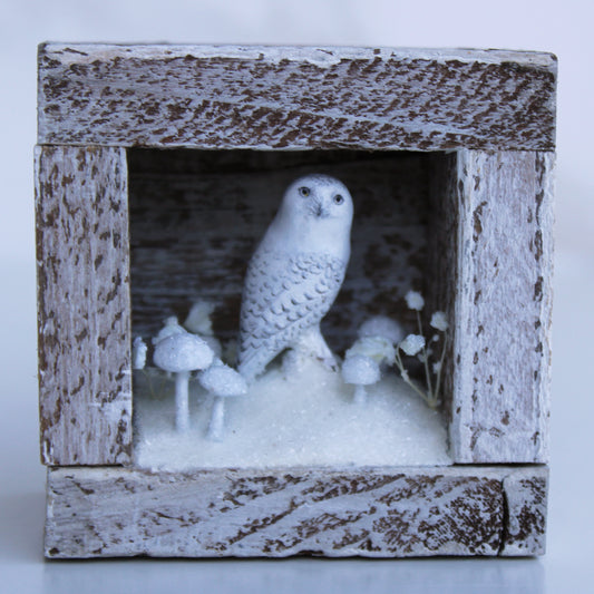 The Stillness of Winter Before Spring V | Wooden Shadowbox