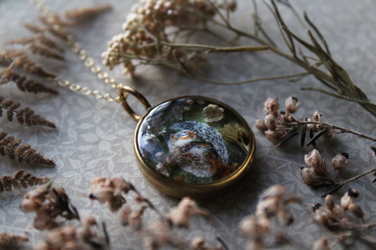 Meadow Squirrel Necklace