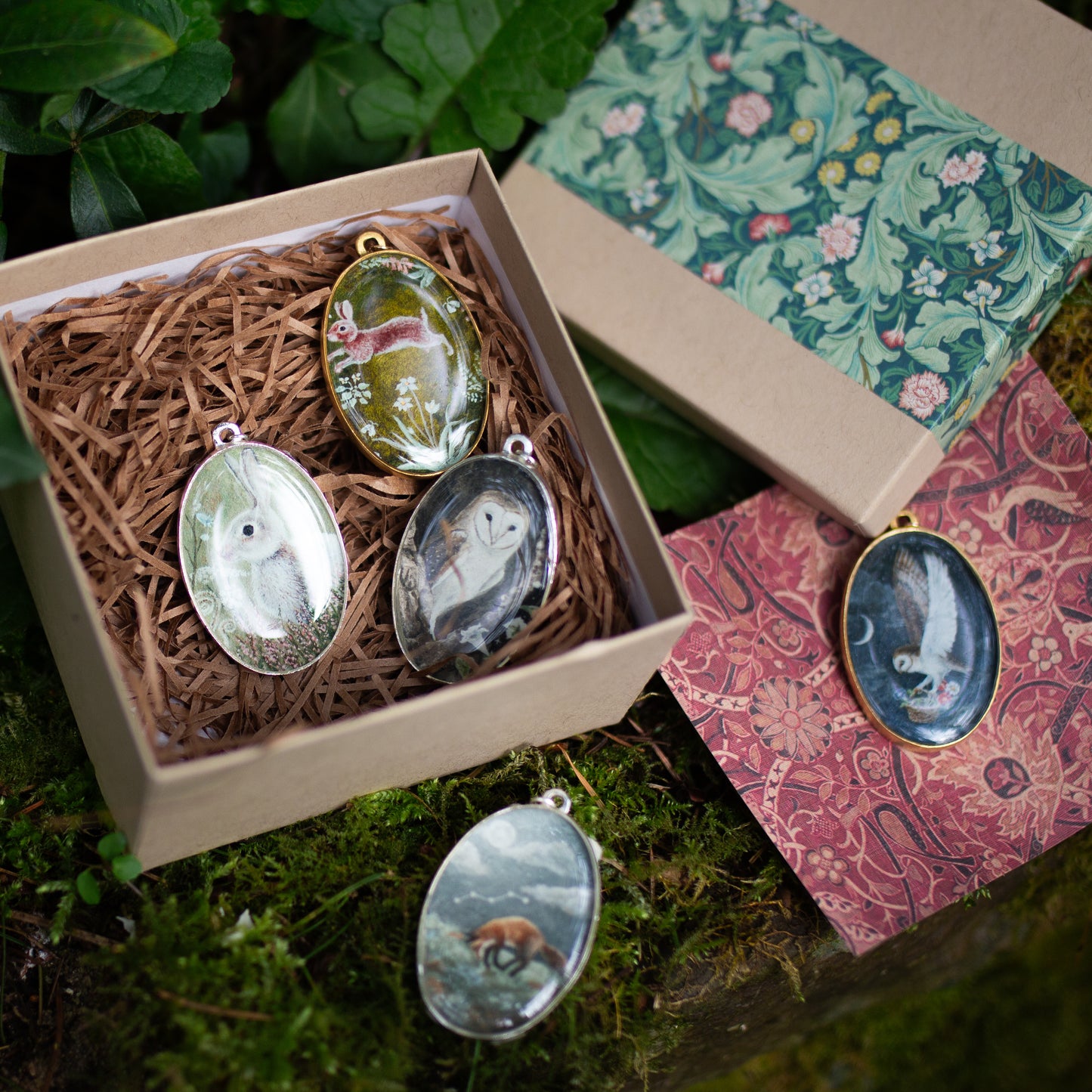 Nesting in the Poppies | Starling Necklace