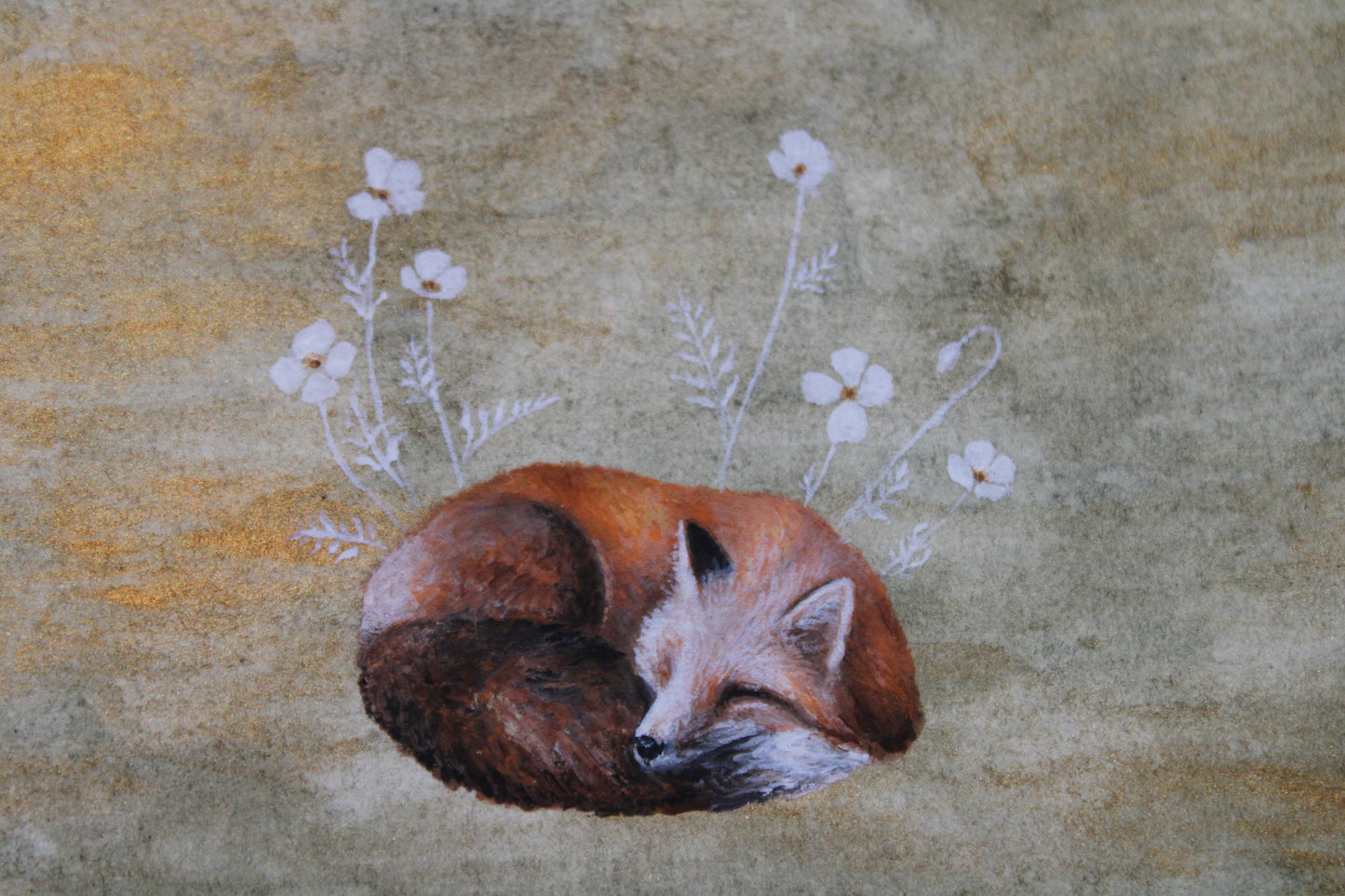 Peace in the Golden Mist | Original Painting