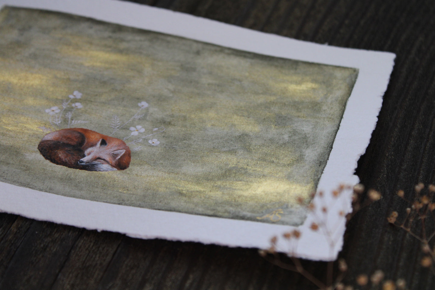 Peace in the Golden Mist | Original Painting