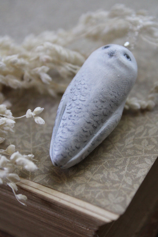 Snowy Owl Necklace