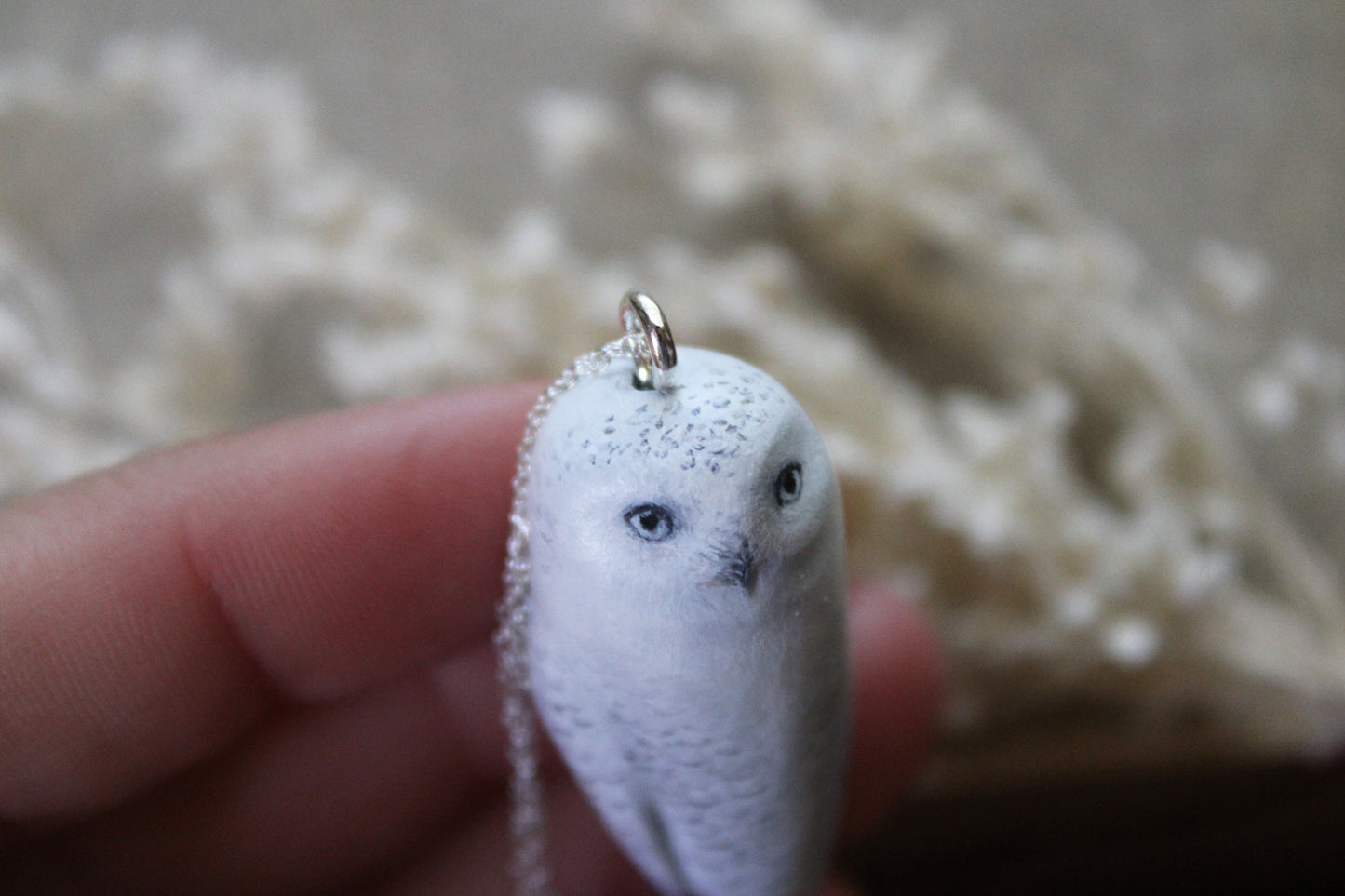 Snowy Owl Necklace
