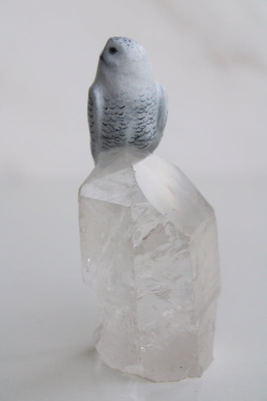 Snowy Owl II | Crystal Sculpture