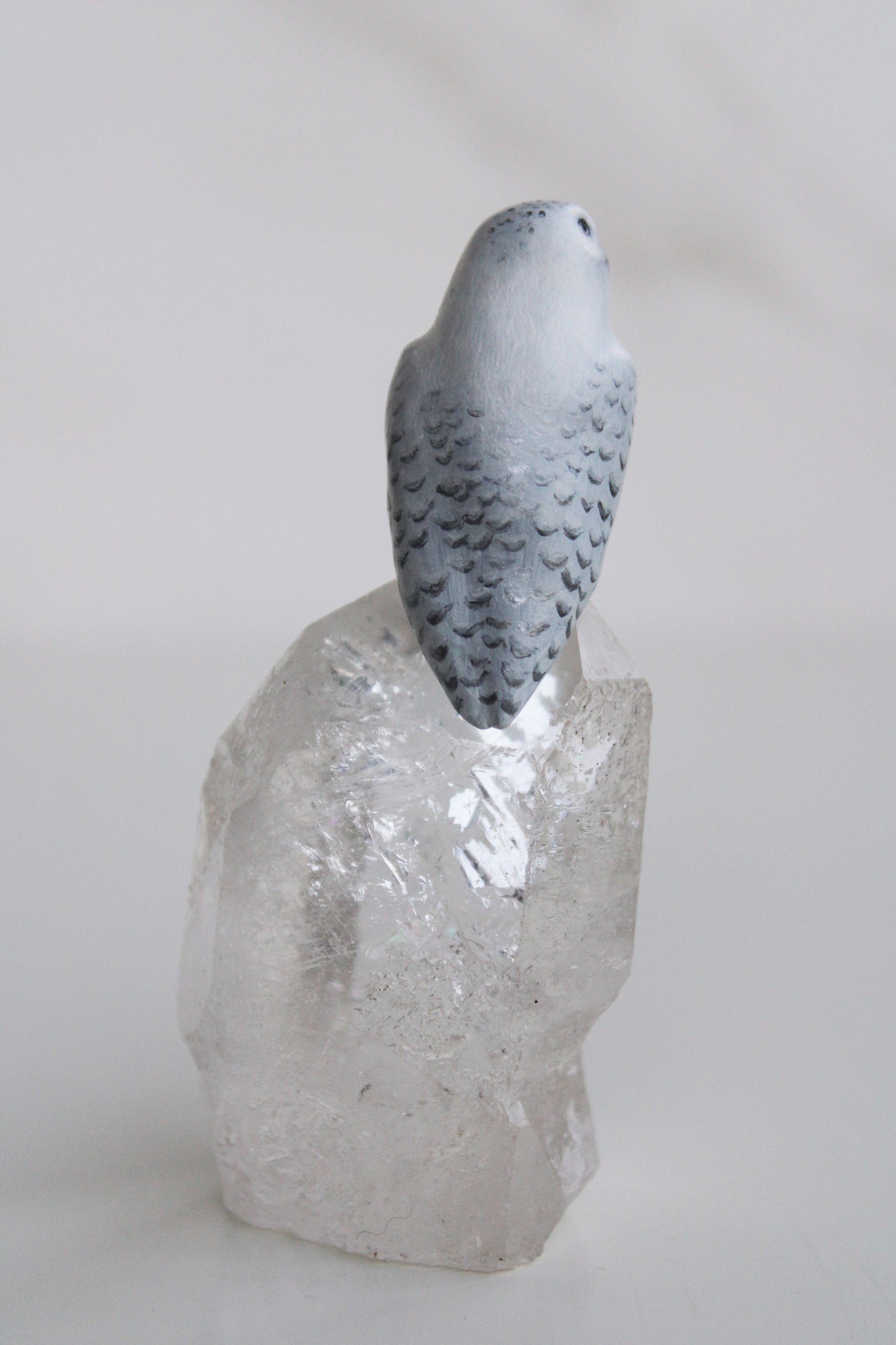 Snowy Owl II | Crystal Sculpture