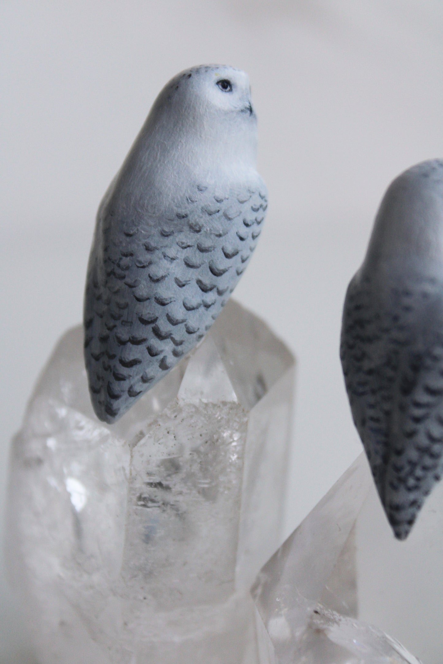 Snowy Owl II | Crystal Sculpture