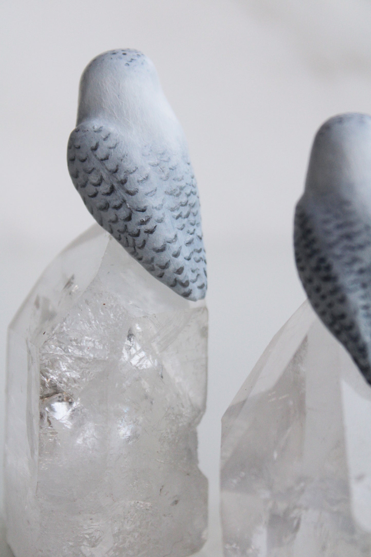 Snowy Owl II | Crystal Sculpture