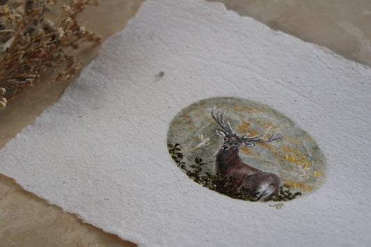 Tended by the Golden Fae | Original Painting