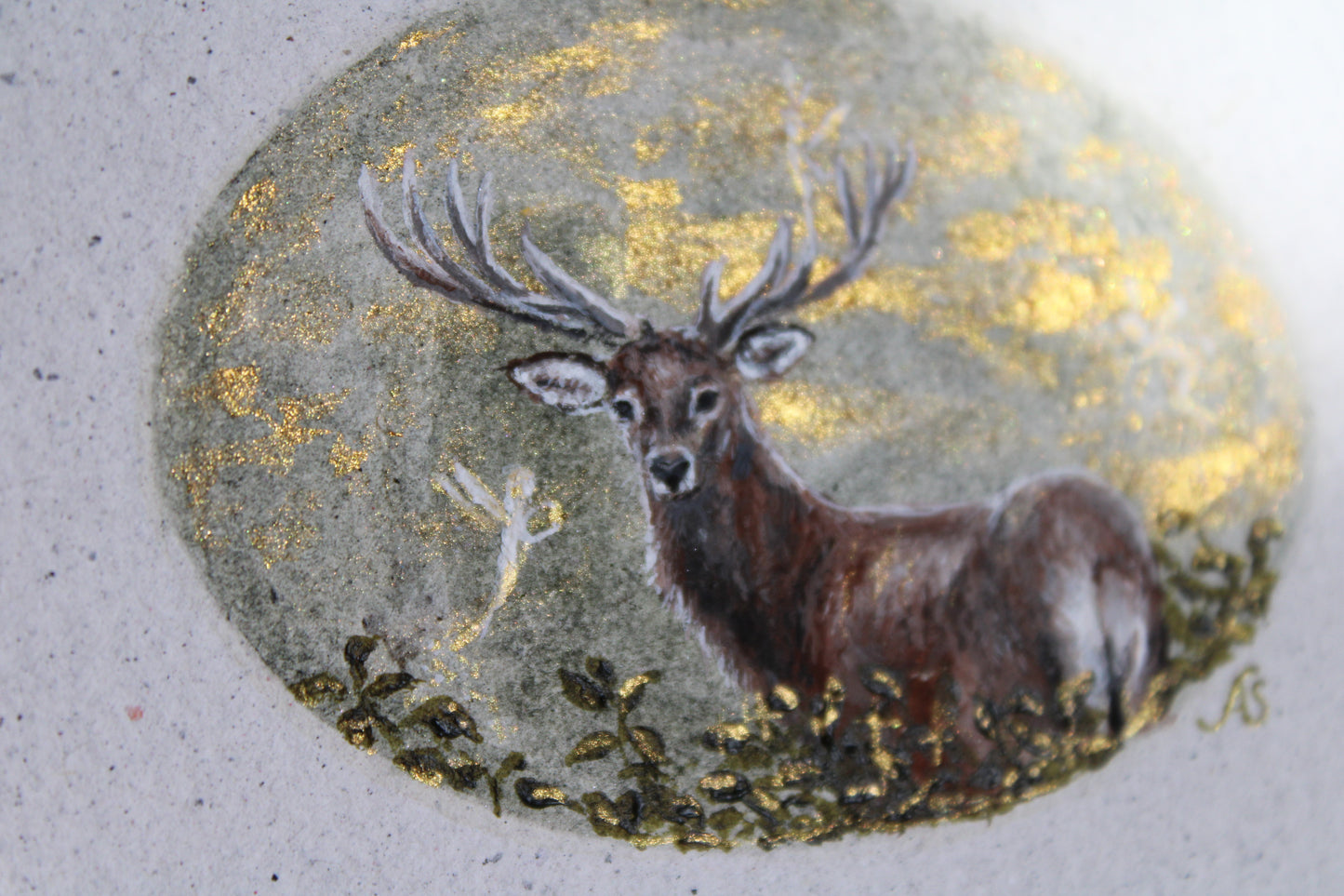 Tended by the Golden Fae | Original Painting