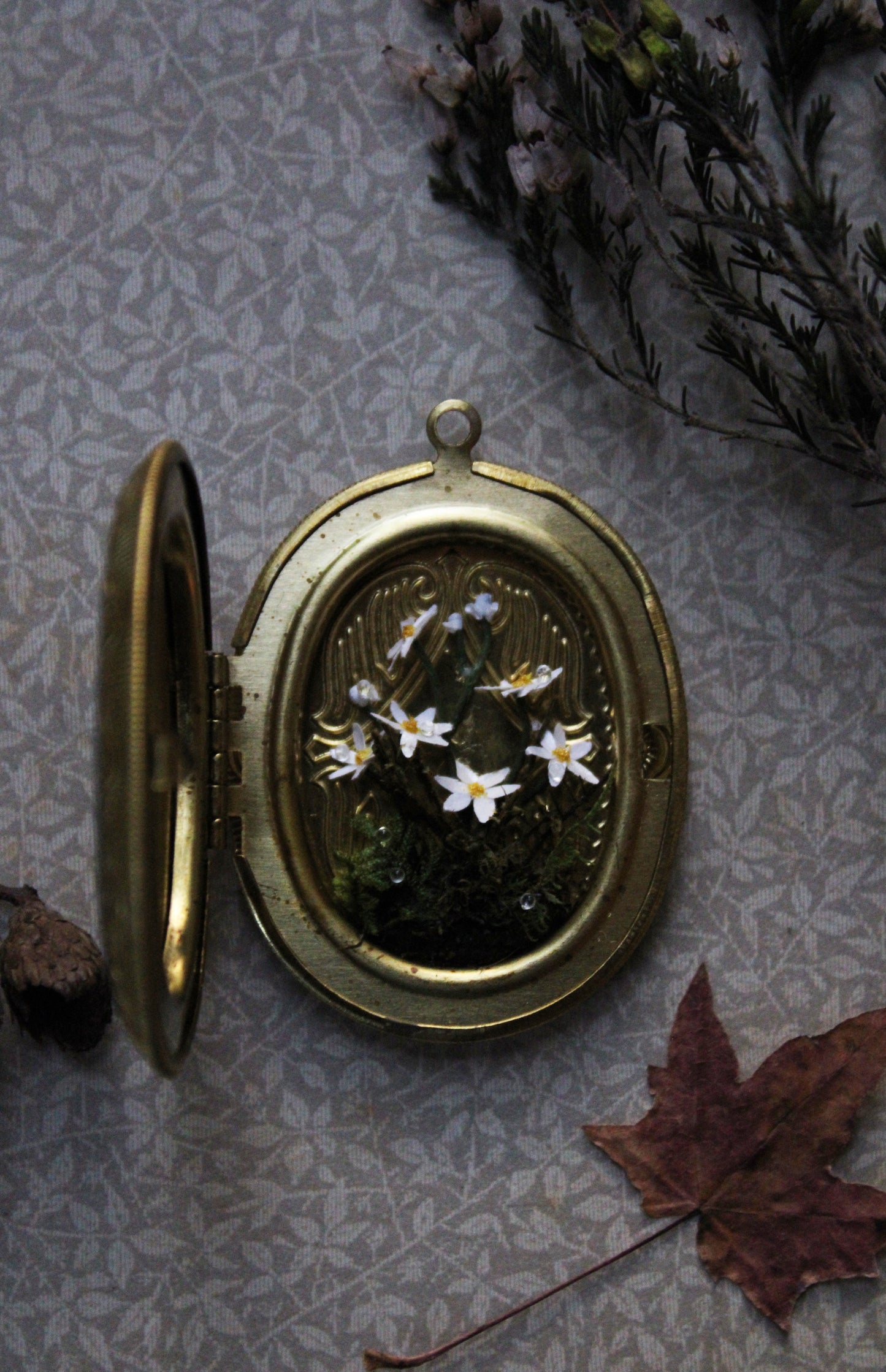 The Finding & Spreading of the Star Flowers | Locket Necklace