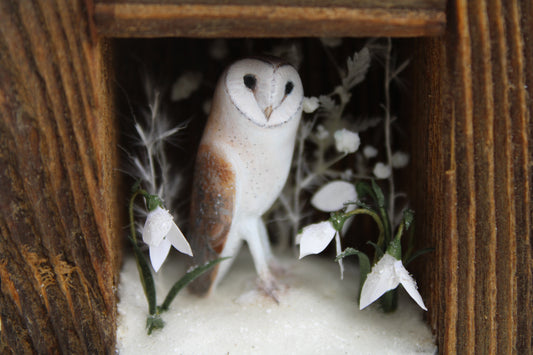 The Stillness of Winter Before Spring I | Wooden Shadowbox