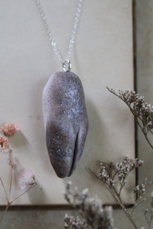 Hellebore Barn Owl Necklace