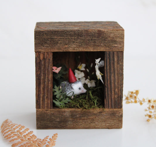 A Faerie Meeting | Wooden Shadowbox