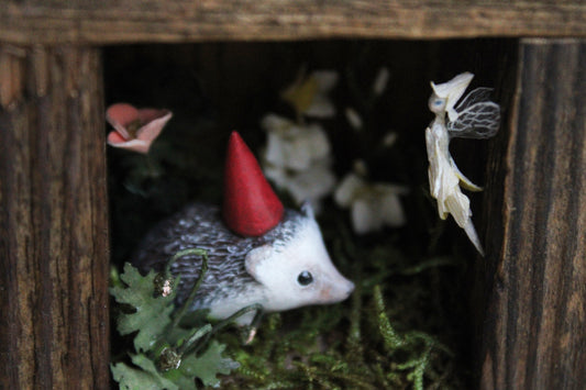 A Faerie Meeting | Wooden Shadowbox