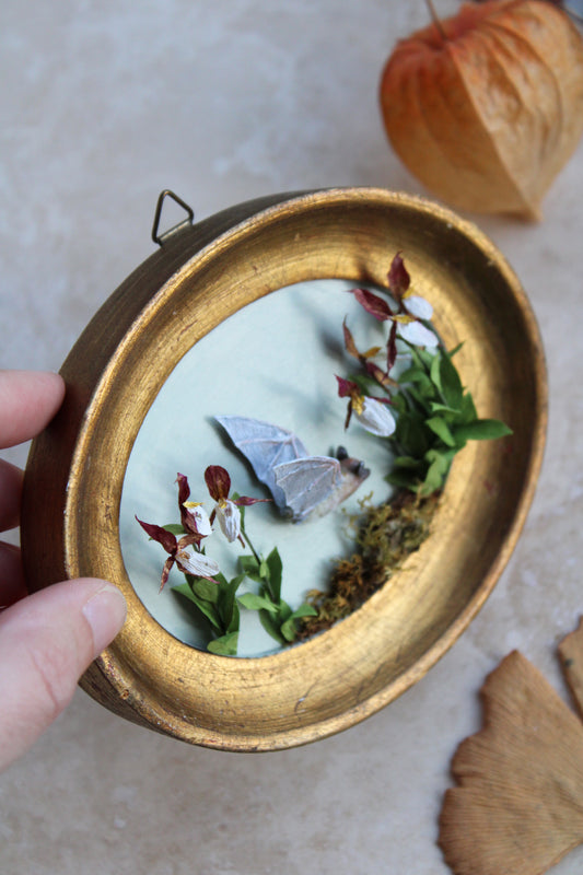 A Flight Over the Lady’s Slippers | Plaque Sculpture