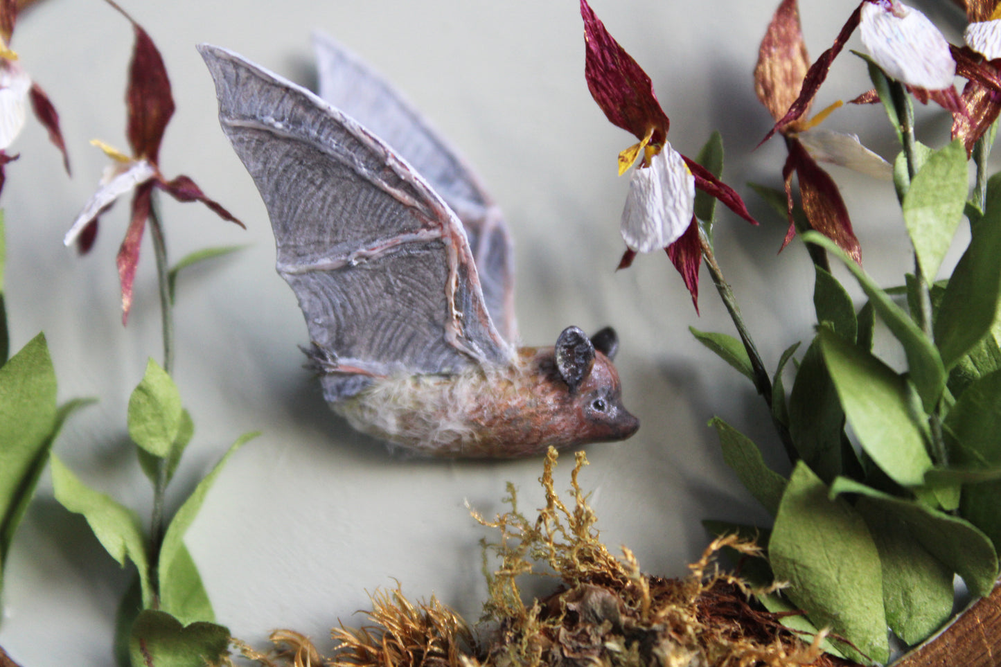 A Flight Over the Lady’s Slippers | Plaque Sculpture