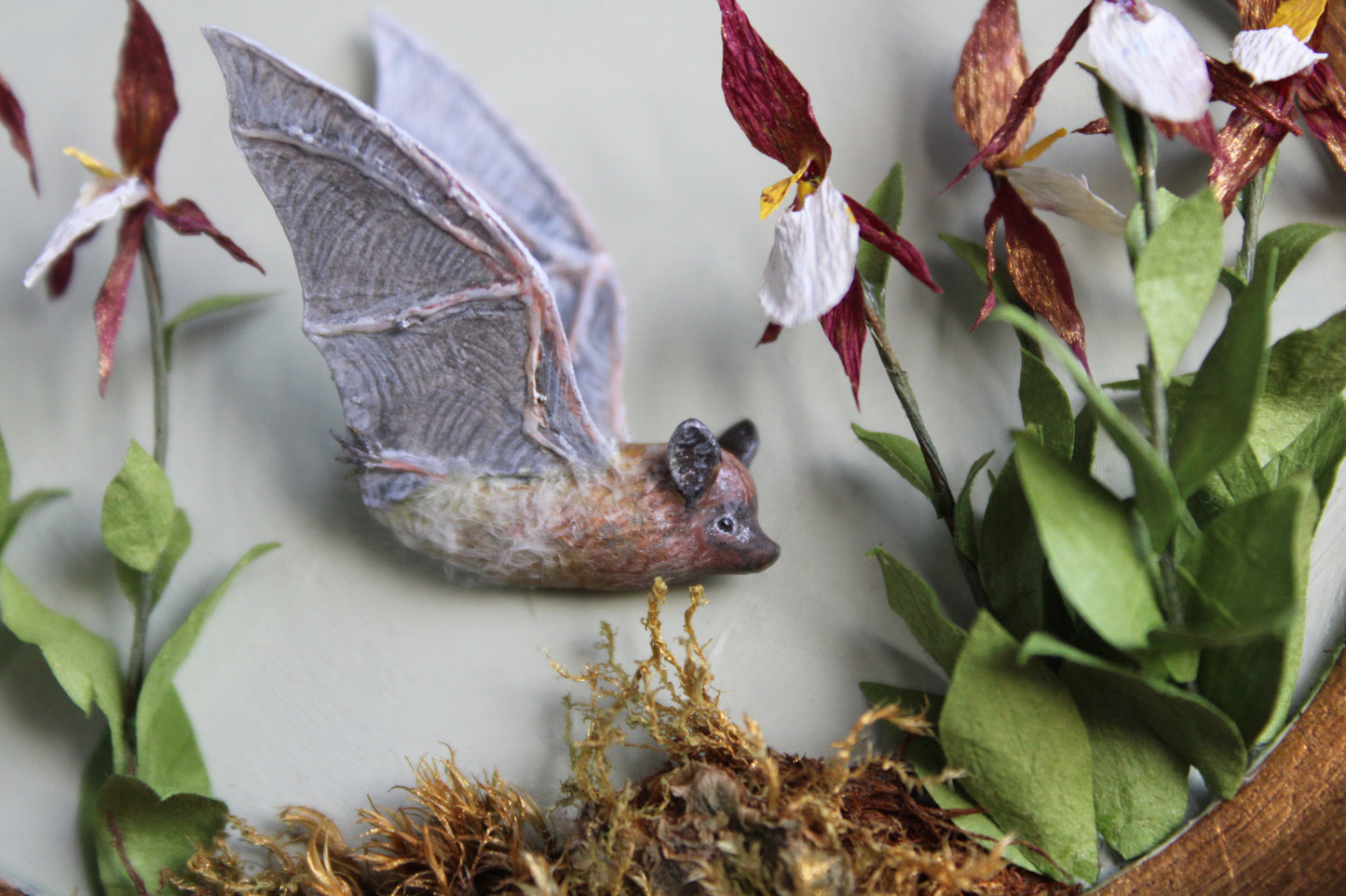 A Flight Over the Lady’s Slippers | Plaque Sculpture