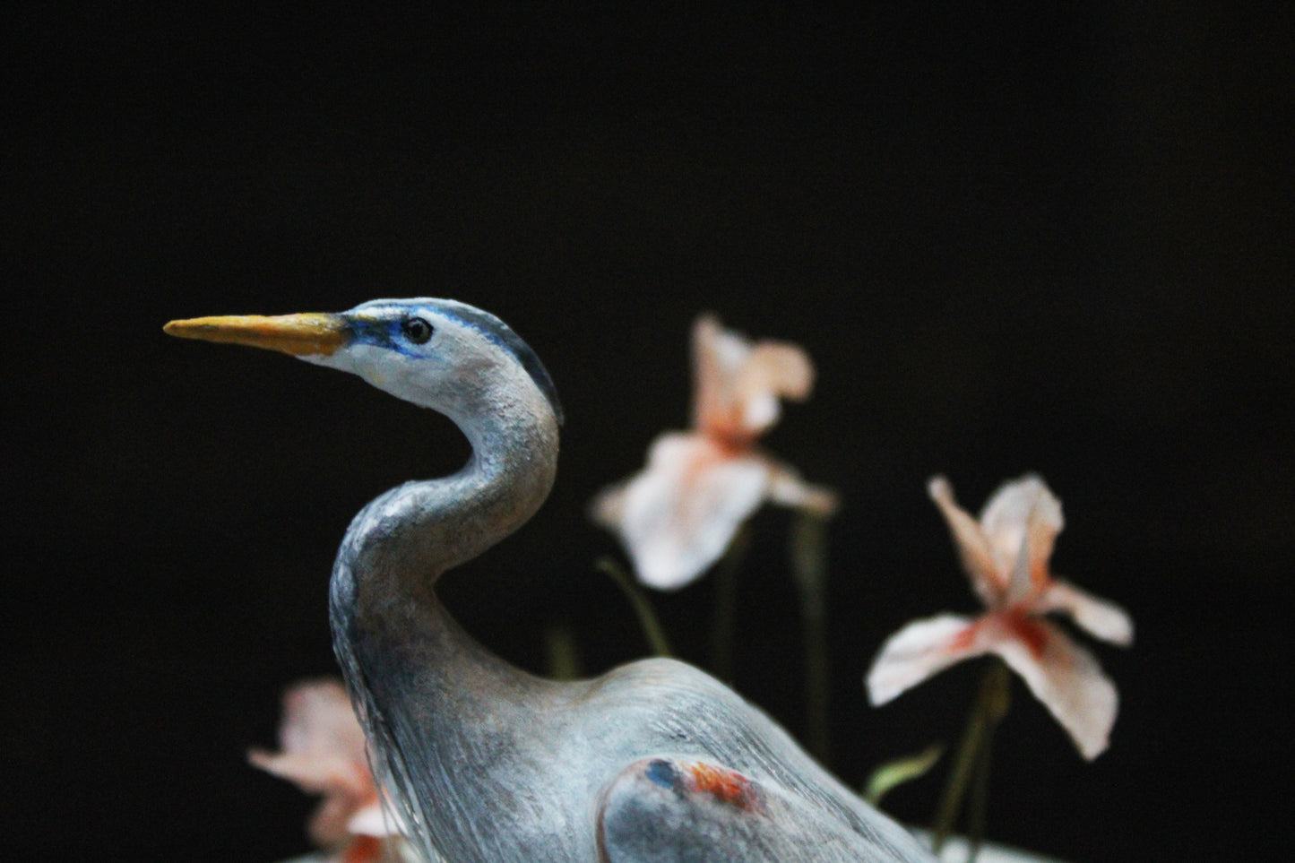 A Sip of Stillness | Heron Teacup Sculpture
