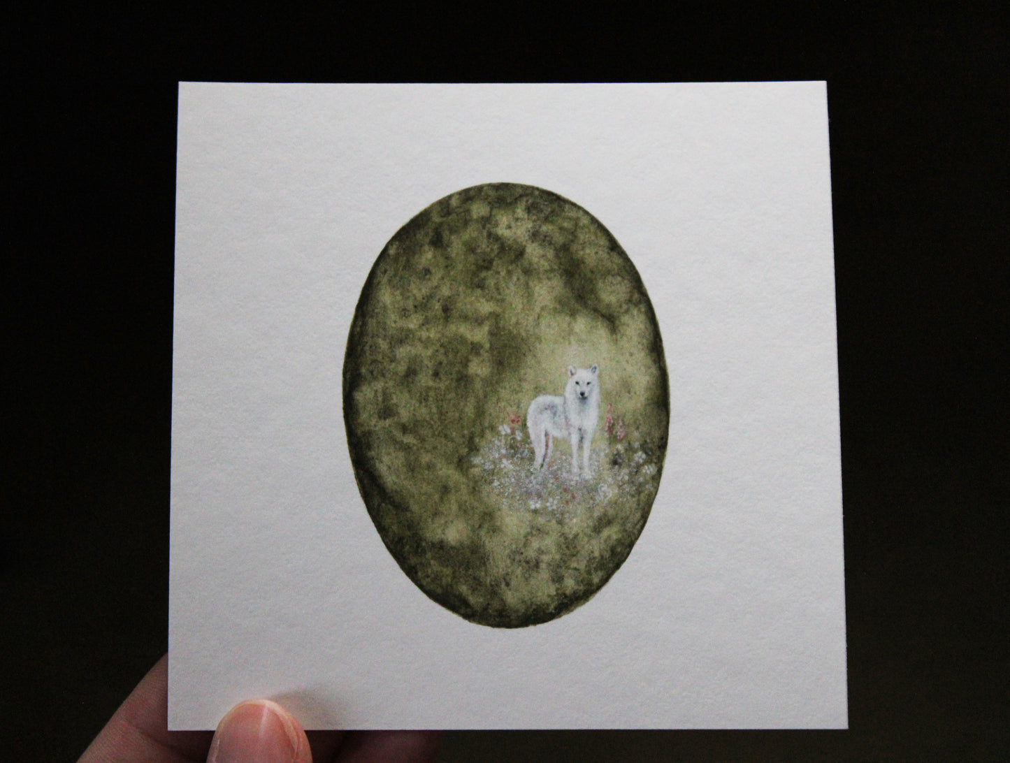 A Spirit of the Woods | 4 x 4 Inch Giclée Print