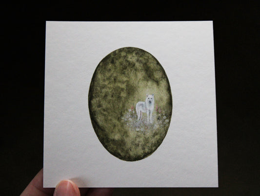 A Spirit of the Woods | 4 x 4 Inch Giclée Print