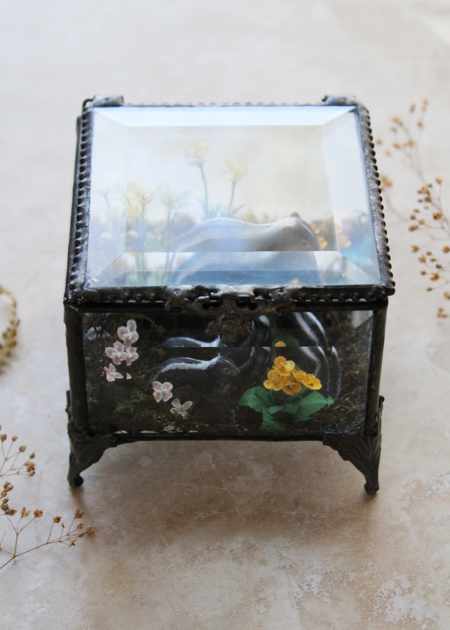 Awakening at Dusk | Glass Shadowbox Sculpture