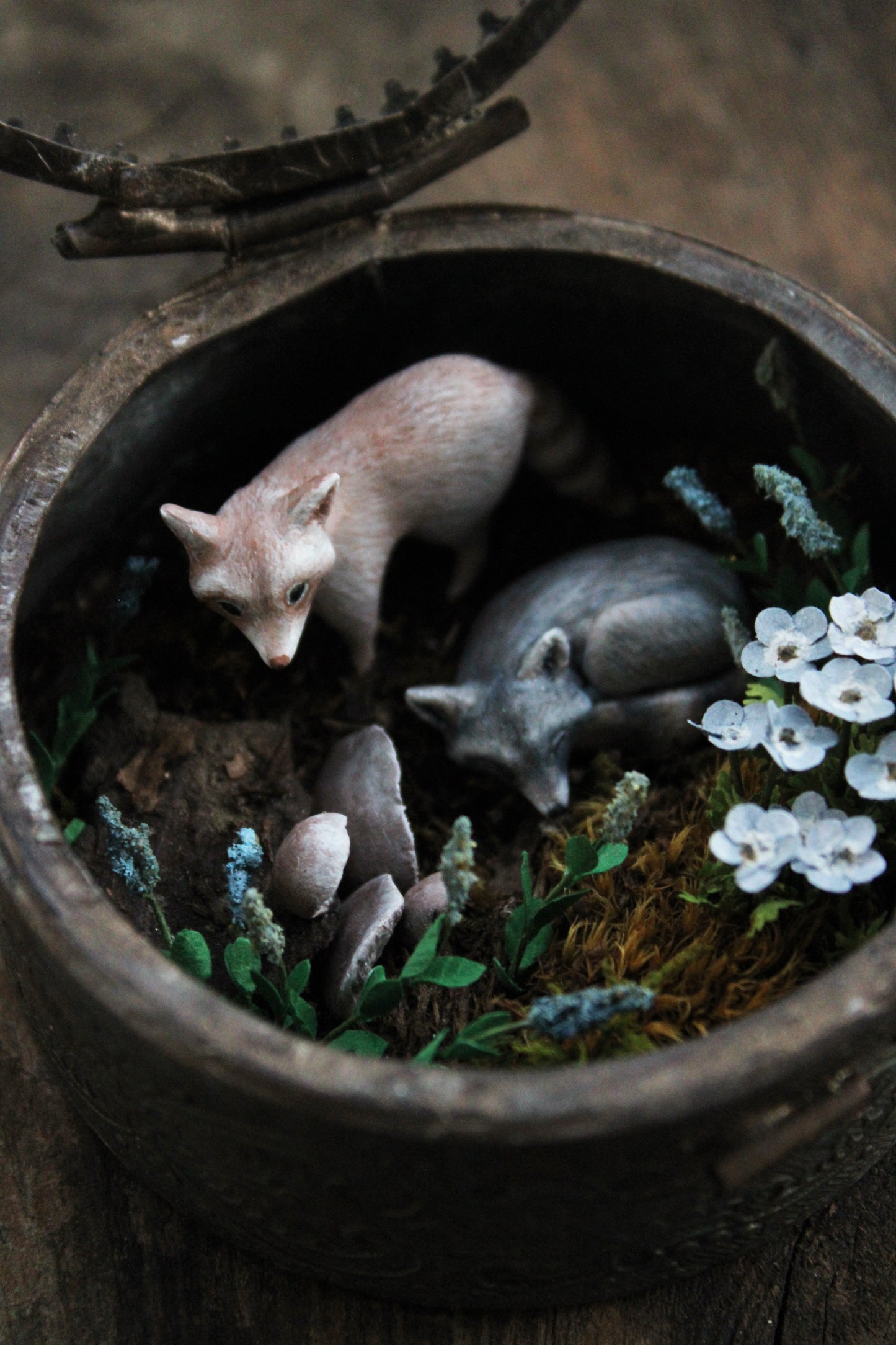 Under the Stars | Glass Shadowbox Sculpture