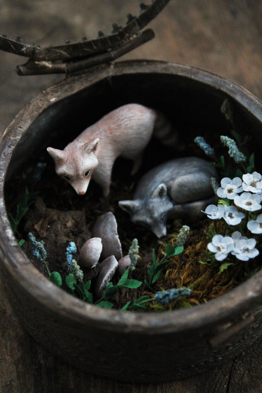 Under the Stars | Glass Shadowbox Sculpture