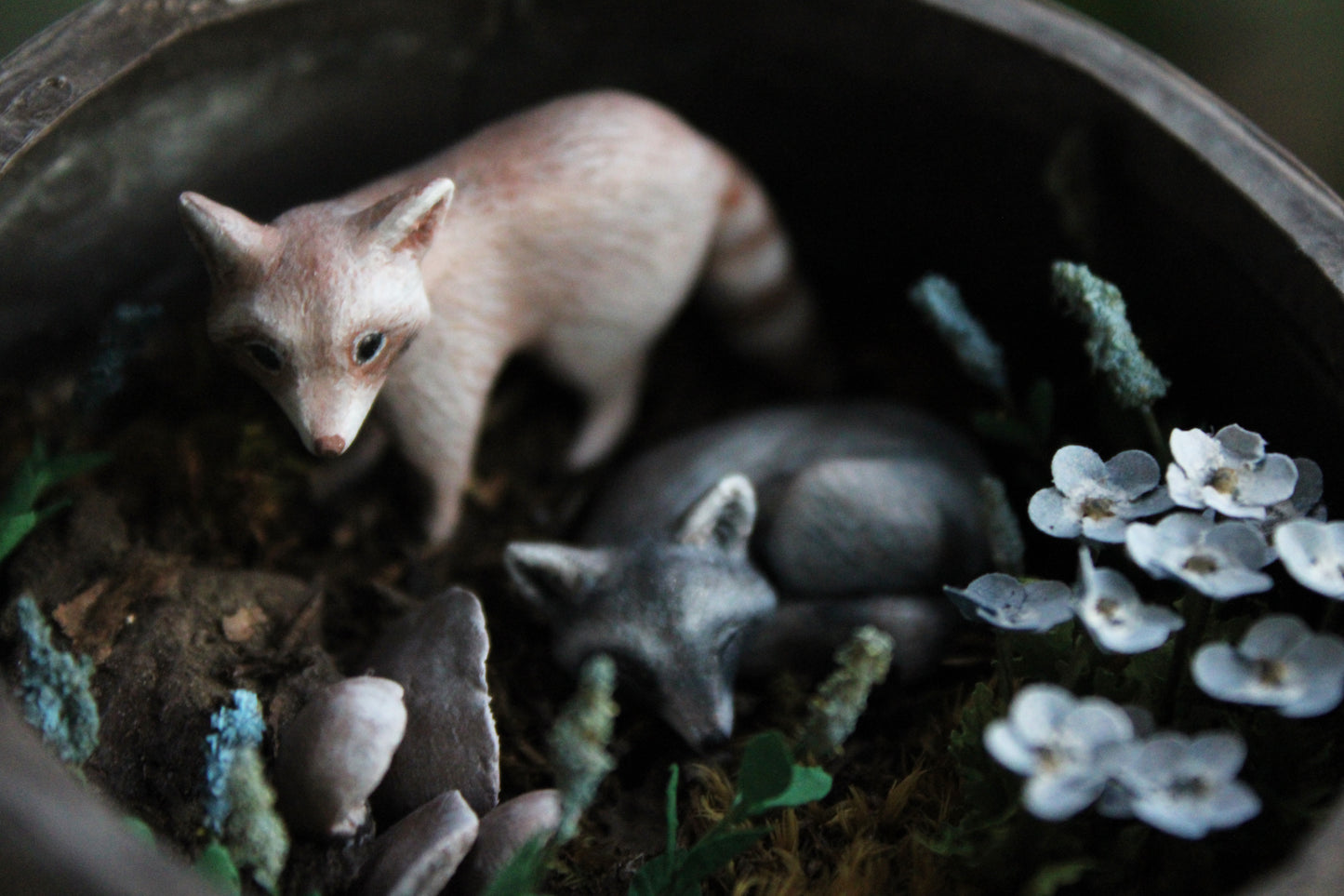 Under the Stars | Glass Shadowbox Sculpture