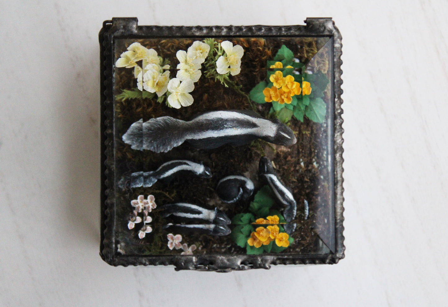 Awakening at Dusk | Glass Shadowbox Sculpture