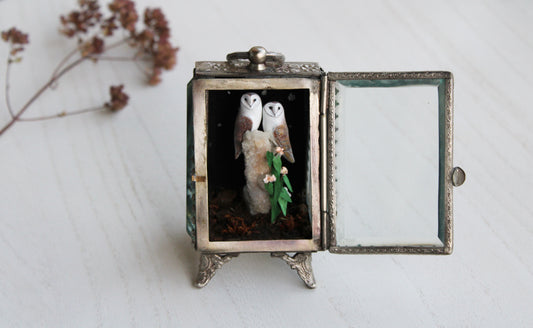 Balance | Glass Shadowbox Sculpture