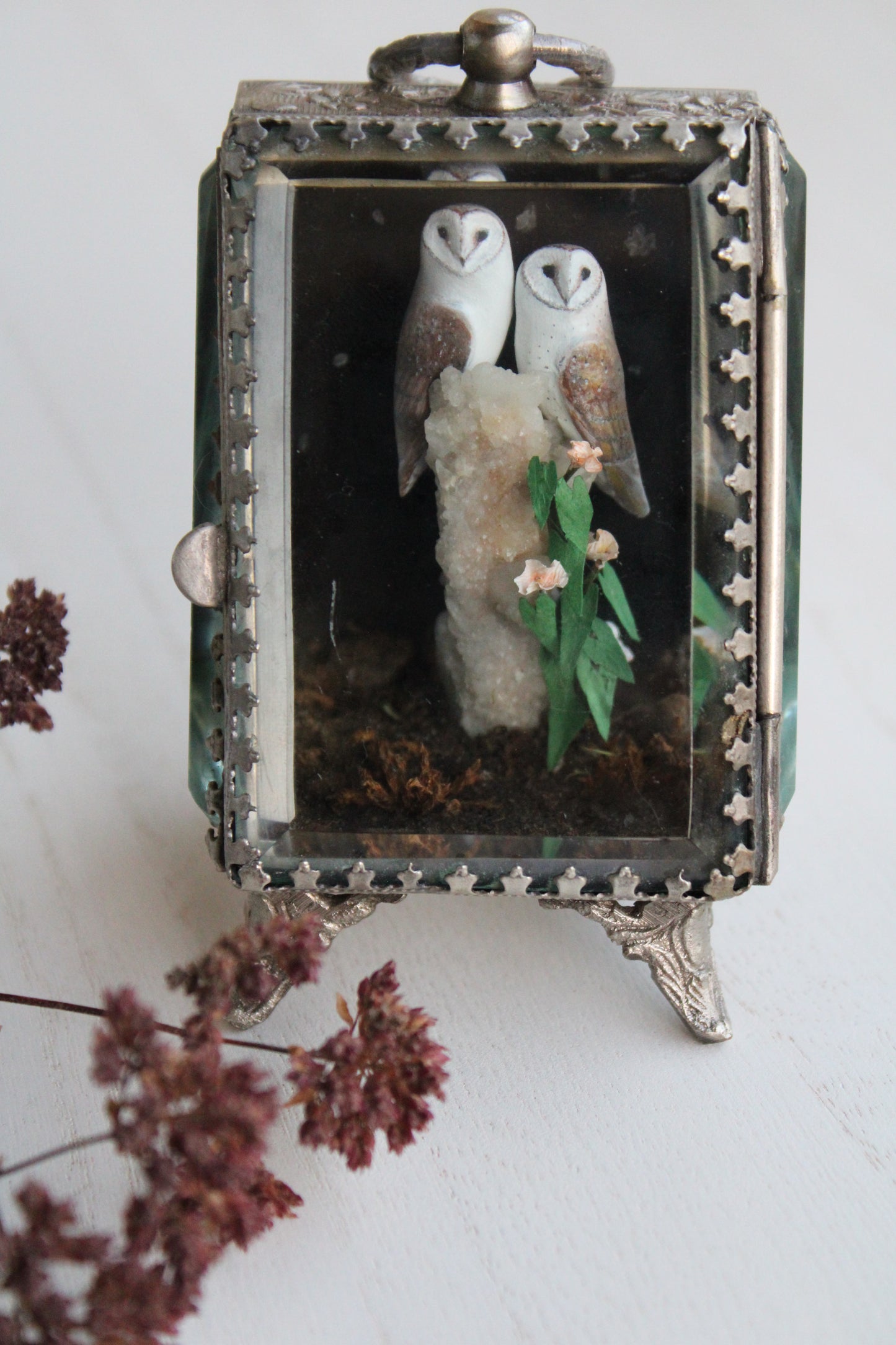 Balance | Glass Shadowbox Sculpture