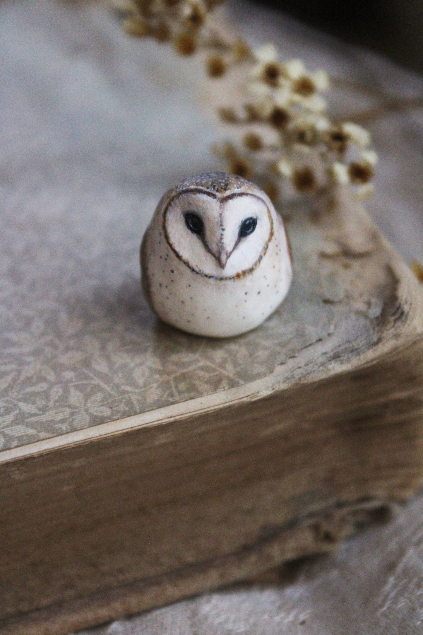 Barn Owl Totem | Figurine