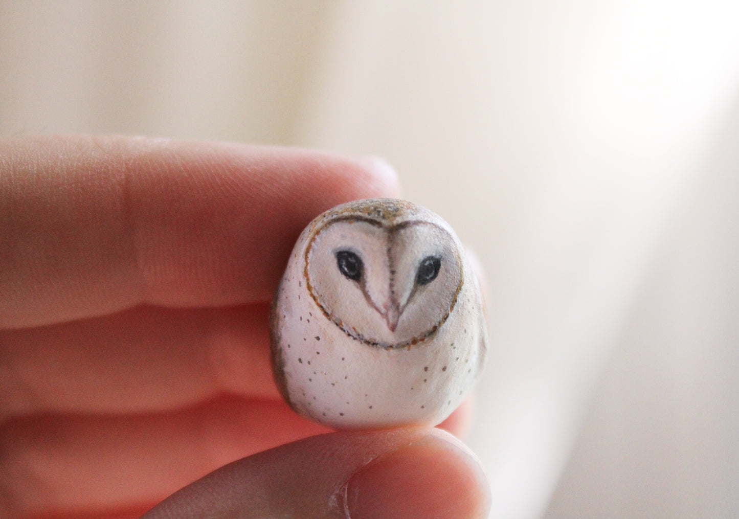 Barn Owl Totem | Figurine
