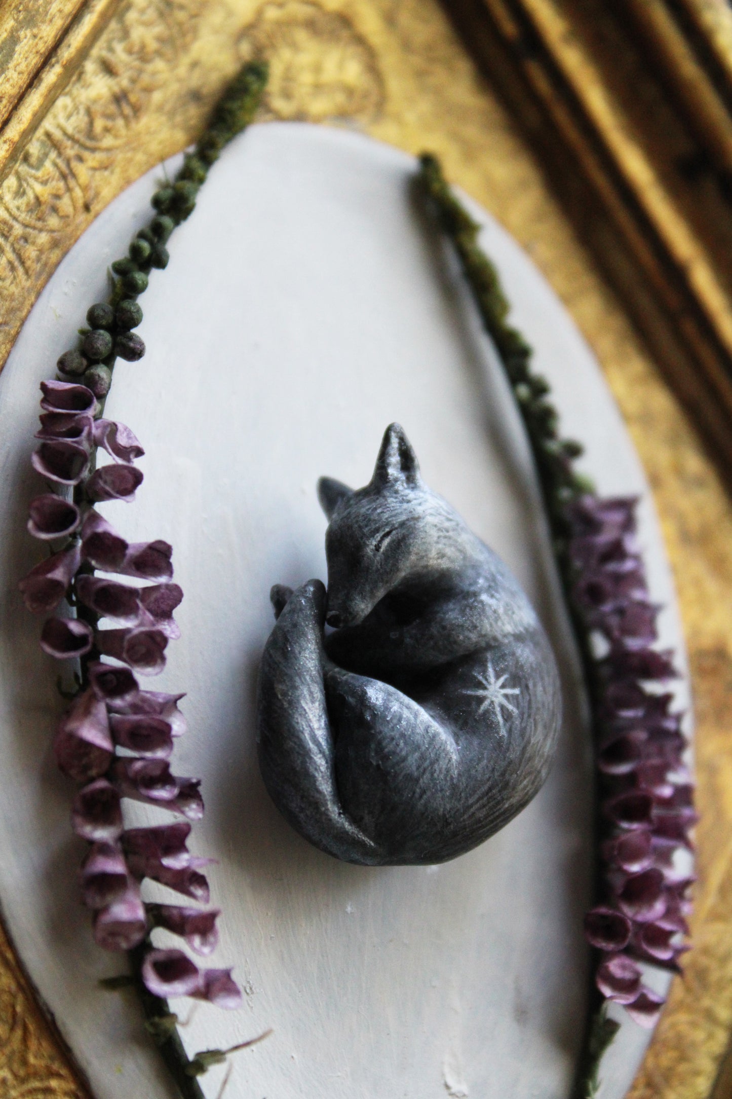 The Foxglove Gateway | Plaque Sculpture