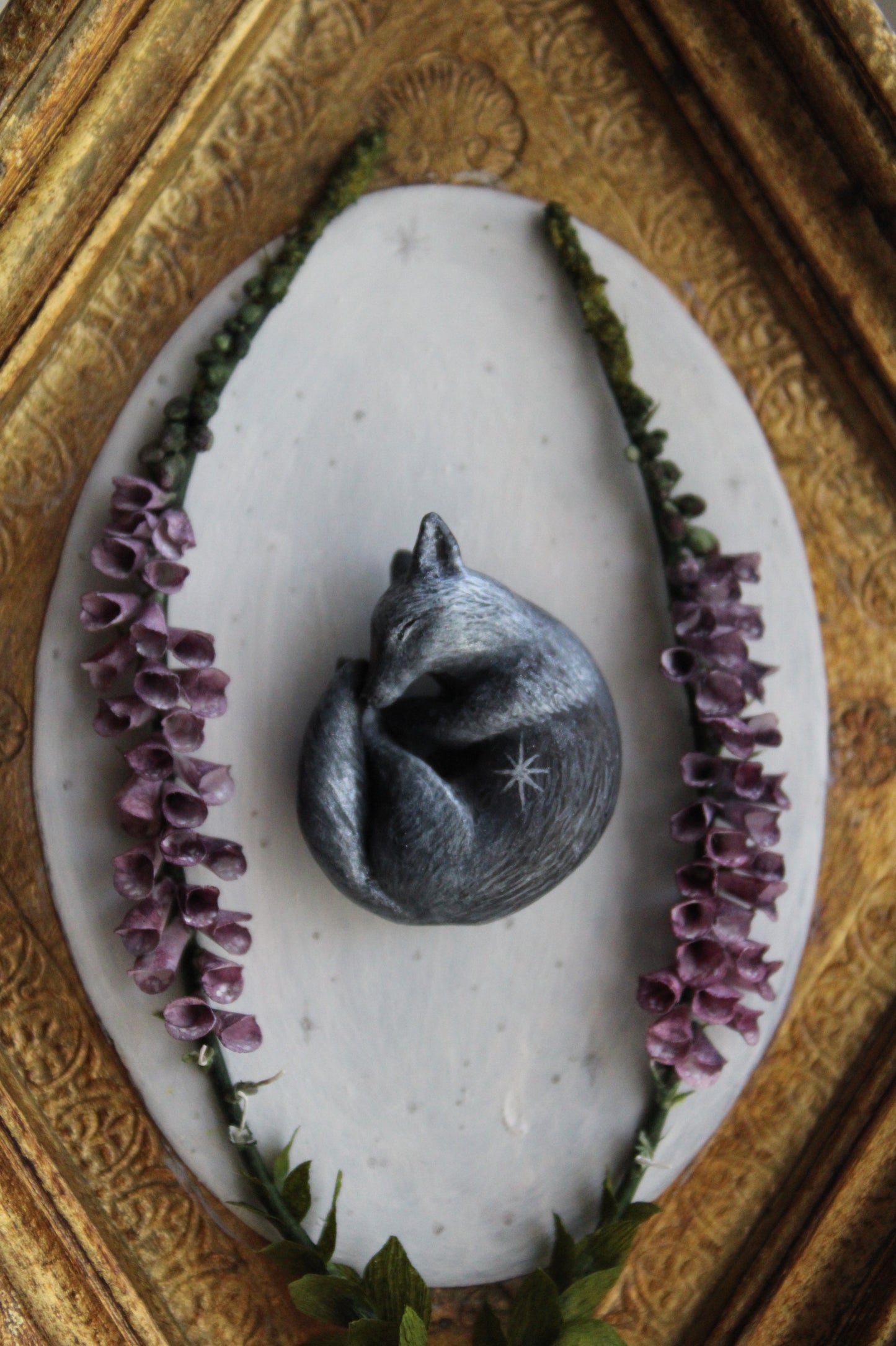 The Foxglove Gateway | Plaque Sculpture