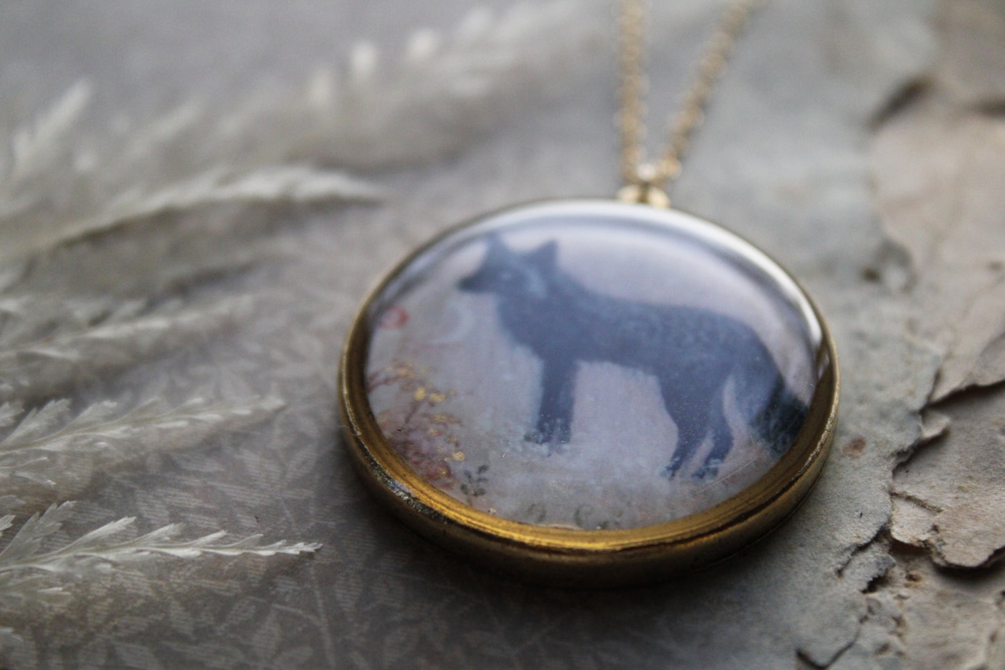Dusk's Arrival | Black Fox Necklace