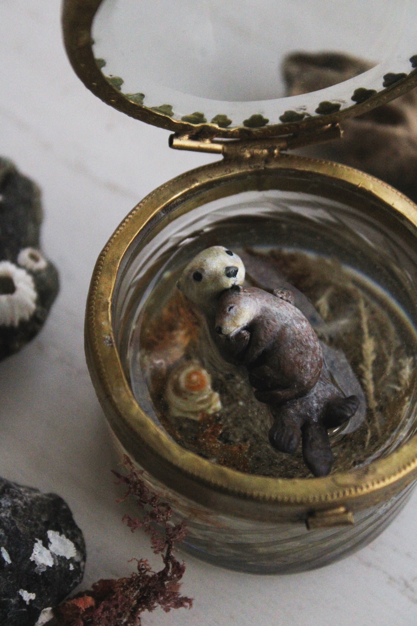 Enfolded | Glass Shadowbox Sculpture