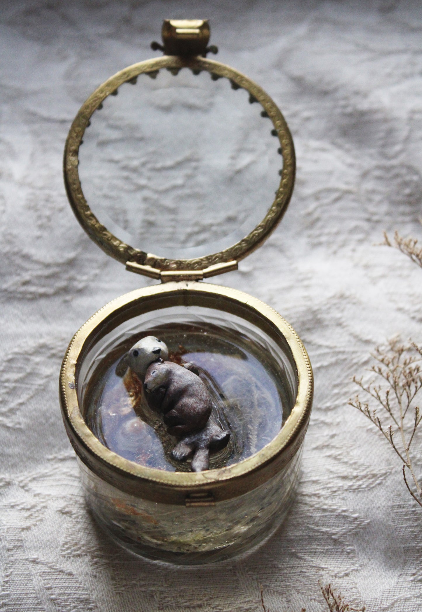 Enfolded | Glass Shadowbox Sculpture