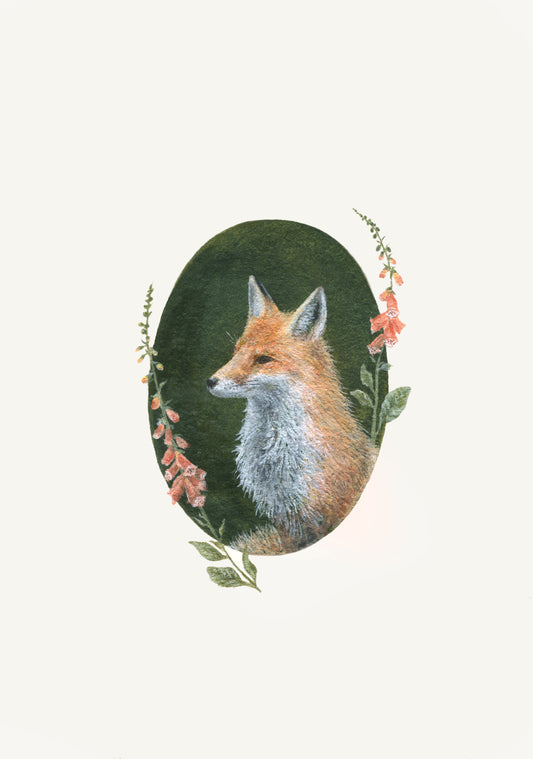Fox Portrait I | 5 x 7 Inch Giclée Print