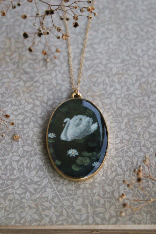 Waterlily & Swan Lake Necklace
