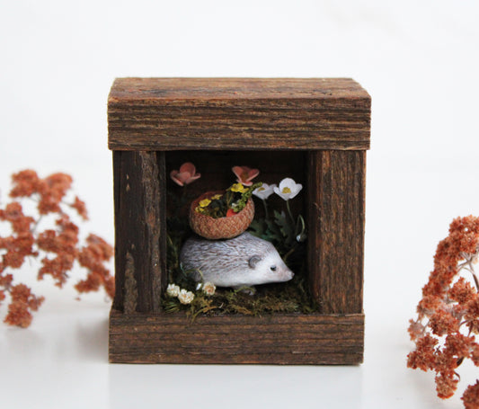 Gathering from the Meadows | Wooden Shadowbox